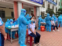 THCS PHÚ AN THỰC HIỆN TERS  COVID 19  SÀNG LỌC CHO TOÀN BỘ  CBGVNV VÀ HỌC SINH KHỐI 8.9