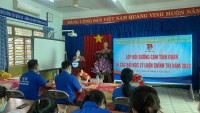 LIÊN ĐỘI TRƯỜNG THCS PHÚ AN KẾT HỢP CÙNG XÃ ĐOÀN TỔ CHỨC LỚP CẢM TÌNH ĐOÀN NĂM HỌC 2021-2022