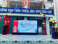 Thầy trò trường THCS Phú An tổ chức lễ khai giảng năm học mới 2025-2206